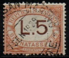 SAINT-MARIN 1925-8 O - Impuestos