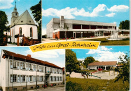 73904955 Gross-Rohrheim Kirche Schule Gebaeude Kinderspielplatz - Other & Unclassified
