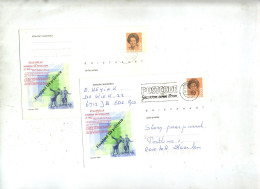 Carte Postale 50 Reine Cachet Flamme  Illustré Géomètre - Postwaardestukken