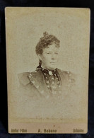 C7/6 - Cabinet * Mulher * Assinada * Photo A.Bobone - Lisboa * Portugal - Oud (voor 1900)