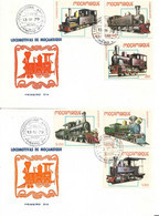 MOZAMBIQUE 1979  Locomotives FDC - Treinen