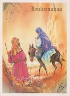 Virgen María Virgen Niño JESÚS Navidad Religión Vintage Tarjeta Postal CPSM #PBP958.A - Vierge Marie & Madones