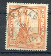 Postmark. KARAVAS Cds  1944 On 1 Pi .pi .QG V Stamp. CYPRUS . CHYPRE - Cyprus (...-1960)