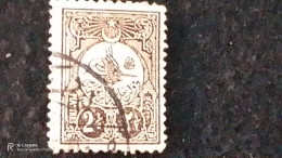 OSMANLI--1908     21/2          PİASTRES       DAMGALI - Used Stamps