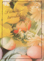 OSTERN EI Vintage Ansichtskarte Postkarte CPSM #PBO180.A - Pâques