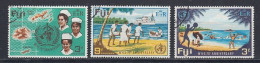 Fidji 1968 20th Ann. WHO 3v Used (59835A) - Fiji (1970-...)