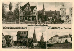 73904879 Marbach  Neckar Schiller Denkmal Und Geburtshaus Alexander Kirche Tortu - Other & Unclassified