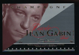 Etiquette Champagne  Brut Cuvée Jean Gabin  Pierry Marne 51 - Champagner