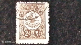 OSMANLI--1909     21/2          PİASTRES       DAMGALI - Used Stamps