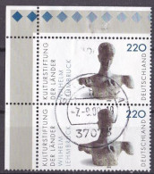 BRD 1999 Mi. Nr. 2064 O/used Senkrechtes Eckrand Paar (BRD1-7) - Oblitérés
