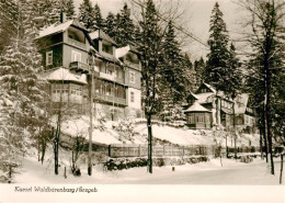 73904843 Waldbaerenburg Teilansicht Kurort Im Winter Handabzug - Altenberg