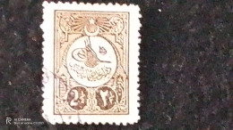 OSMANLI--1909     21/2          PİASTRES       DAMGALI - Used Stamps