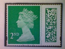 Great Britain, Scott MH500, Used (o), 2022 Machin (MEIL/M22L), Queen Elizabeth II, 2nd, Emerald - Machin-Ausgaben