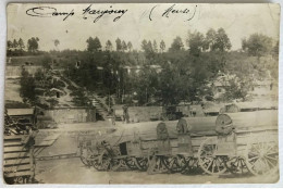 Photo Ancienne - Snapshot - Carte Photo - Militaire - Camp MAUJOUY - Meuse - Attelage - WW1 - Krieg, Militär