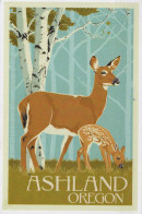 DEER Animals Vintage Postcard CPSM #PBS525.A - Other & Unclassified