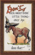 DONKEY Animals Vintage Antique Old CPA Postcard #PAA246.A - Asino