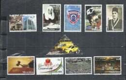 TEN AT A TIME - MAURITIUS 2012 - LOT OF 10 DIFFEREMT - POSTALLY USED OBLITERE GESTEMPELT USADO - Maurice (1968-...)