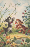 CHIEN Vintage Carte Postale CPSMPF #PKG932.A - Chiens