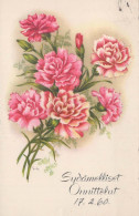 FLOWERS Vintage Postcard CPA #PKE516.A - Blumen
