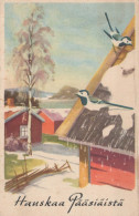 OSTERN Vintage Ansichtskarte Postkarte CPA #PKE285.A - Pâques