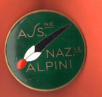 ANA ALPINI Placca Ottone Smaltato - Italie