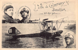France - CHAMPIGNY SUR MARNE (94) Hydravion Lévèque - Journée D'Aviation 25 Mai 1913 - Aviateurs Divétain, Pigeot Et Ans - Champigny Sur Marne