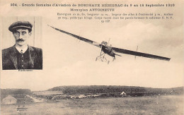 France - MÉRIGNAC (33) Grande Semain D'aviation - Monoplan Antoinette - 9 Au 18 Septembre 1910 - Ed. F. Fleury - Merignac