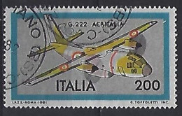 Italy 1981  Flugzeugbau  (o) Mi.1754 - 1981-90: Usati