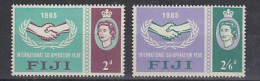 Fidji 1965 International Co-operation Year 2v ** Mnh (59836) - Fiji (1970-...)