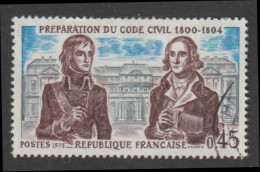 FRANCE : N° 1774 Oblitéré (Préparation Du Code Civil) - PRIX FIXE - - Gebraucht