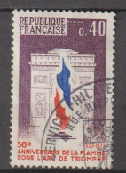 FRANCE : N° 1777 Oblitéré (50ème Anniversaire De La Flamme De L'Arc De Triomphe) - PRIX FIXE - - Used Stamps