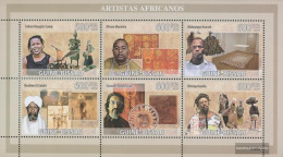Guinea-Bissau 4258-4263 Sheetlet (complete. Issue) Unmounted Mint / Never Hinged 2009 African Artist - Guinée-Bissau