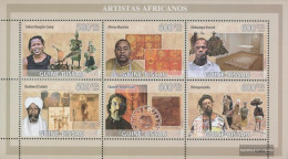 Guinea-Bissau 4258-4263 Sheetlet (complete. Issue) Unmounted Mint / Never Hinged 2009 African Artist - Guinea-Bissau