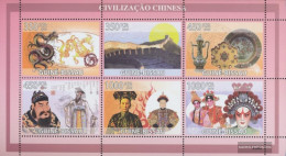 Guinea-Bissau 4210-4215 Sheetlet (complete. Issue) Unmounted Mint / Never Hinged 2009 Chinese Culture - Guinée-Bissau
