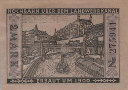 2 MARK 1922 Stadt BERLIN UNC DEUTSCHLAND Notgeld Banknote #PA205 - [11] Local Banknote Issues