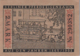 2 MARK 1922 Stadt BERLIN UNC DEUTSCHLAND Notgeld Banknote #PA201 - [11] Local Banknote Issues