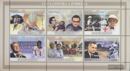 Guinea-Bissau 4204-4209 Sheetlet (complete. Issue) Unmounted Mint / Never Hinged 2009 Fight The Poverty - Guinea-Bissau