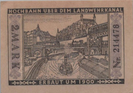 2 MARK 1922 Stadt BERLIN DEUTSCHLAND Notgeld Papiergeld Banknote #PF586 - [11] Local Banknote Issues