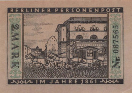 2 MARK 1922 Stadt BERLIN DEUTSCHLAND Notgeld Papiergeld Banknote #PF588 - [11] Local Banknote Issues