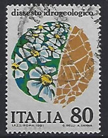 Italy 1981  Wasserverschmutzung  (o) Mi.1756 - 1981-90: Gebraucht