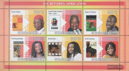 Guinea-Bissau 4183-4188 Sheetlet (complete. Issue) Unmounted Mint / Never Hinged 2009 African Writers - Guinea-Bissau