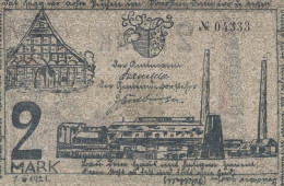 2 MARK 1921 Stadt ENNIGERLOH Westphalia UNC DEUTSCHLAND Notgeld Banknote #PB257 - Lokale Ausgaben
