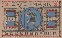 2 MARK 1920 Stadt SÜDERBRARUP Schleswig-Holstein UNC DEUTSCHLAND Notgeld #PH307 - Lokale Ausgaben