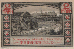 2 MARK 1920 Stadt ELBERFELD Rhine UNC DEUTSCHLAND Notgeld Banknote #PA528 - Lokale Ausgaben