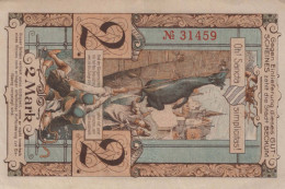 2 MARK 1918 Stadt BECKUM Westphalia DEUTSCHLAND Notgeld Papiergeld Banknote #PK883 - Lokale Ausgaben