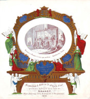 DE 1913 - Carte Porcelaine D'Exposition & Loterie D'Objets D'Art Au Profit Des Pauvres De Bruges 1846 Imp Daveluy - Autres & Non Classés