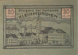 20 HELLER 1920 Stadt KLEINMÜNCHEN Oberösterreich Österreich Notgeld #PD710 - [11] Emissions Locales