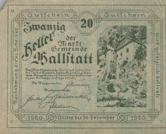 20 HELLER 1920 Stadt HAIDERSHOFEN Niedrigeren Österreich Notgeld #PD613 - [11] Local Banknote Issues