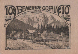 20 HELLER 1920 Stadt GOSAU Oberösterreich Österreich Notgeld Banknote #PF019 - Lokale Ausgaben