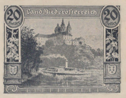 20 HELLER 1920 Stadt Federal State Of Niedrigeren Österreich Notgeld #PE464 - Lokale Ausgaben